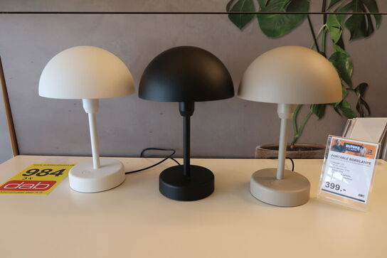 3 stk. Nordlux Ellen To-Go bordlampe