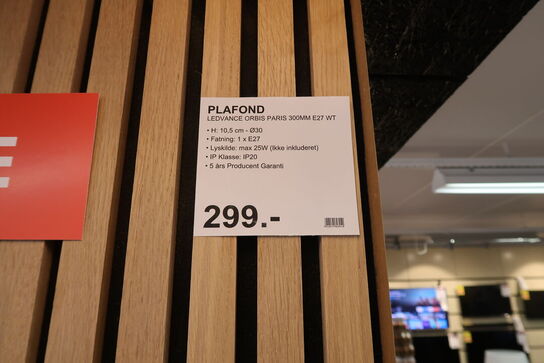 2 stk. Ledvance lamper + hjerte