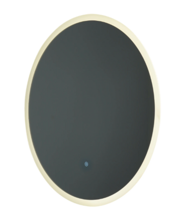 Nordlux Dovina spejl med lys, touch, Ø60 cm