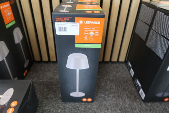 3 stk. Ledvance Endura Style genopladelig bordlampe, beige