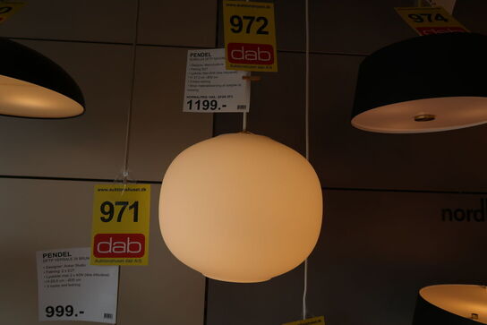 DFTP NAVONE Ø30 OPALHVID PENDEL