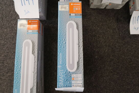 3 stk. Ledvance Smart+ Wifi Bath spejllampe, justerbar hvid, hvid, 30 cm