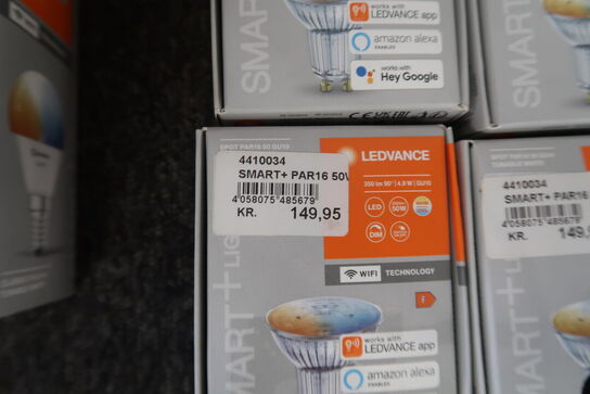 4 stk. Ledvance spotpære SMART+ WiFi 40 GU10 2700-6500K 5 W