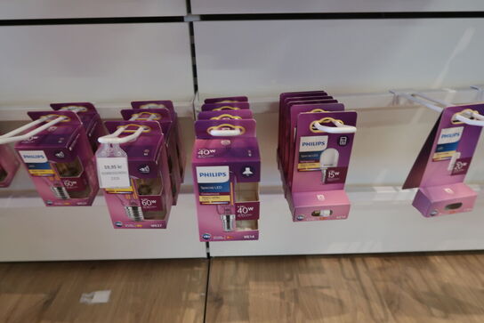 Kæmpe parti Philips pærer - ca. 310 pk. 