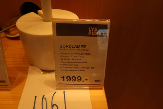 Sackit Expo Bordlamp - Hvid