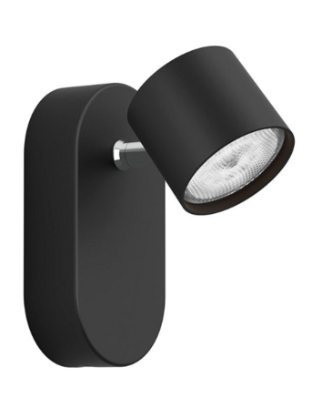 Philips myLiving Væglampe - Star - 1-spot - Sort