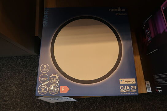 3 stk. Nordlux loftlampe Oja Smart 29 sort