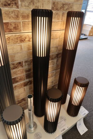 2 stk. Nordlux Aludra 45 & 95 Havelampe Seaside Black 