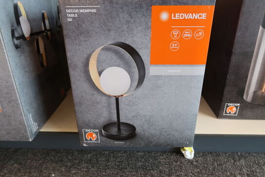 2 stk. LEDVANCE DECOR Memphis bord G9 350mm guld/sort