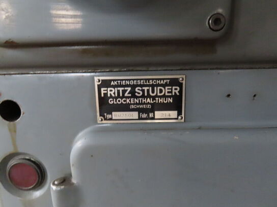 Cylinderslibemaskine, STUDER RM250