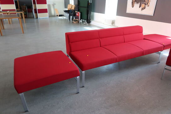 Sofa samt puf KINNARPS samt bord