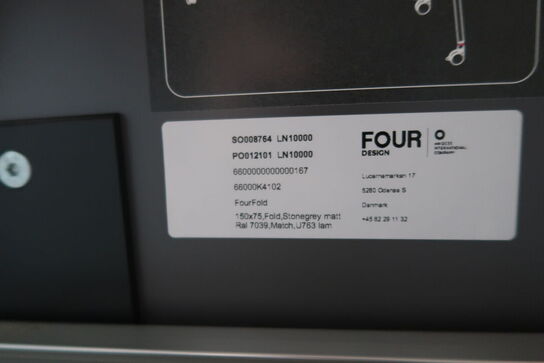 Mødebord FOUR DESIGN Fourfold med 2 stk. stole MATERIA Oscar