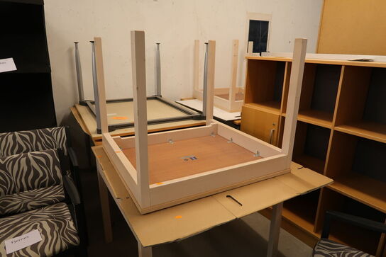 Reol, skab, 2 stk. borde HANS J. WEGNER samt 2 stk. borde