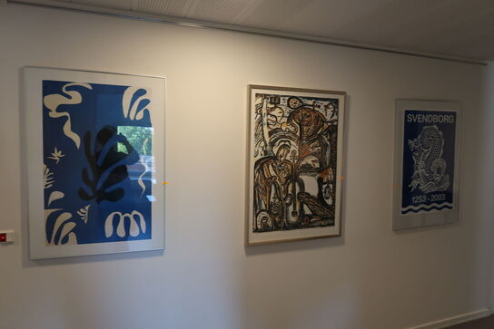 3 stk. plakater/litografier