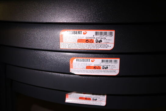 6 stk. havestole ALLIBERT Gomera Anthracite