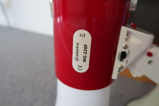 2 stk. megafoner MONACOR, ADASTRA MG-220F