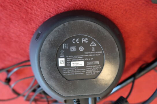 3 stk. clicksharebutton BARCO, konferencekamera LOGITECH