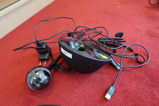 3 stk. clicksharebutton BARCO, konferencekamera LOGITECH
