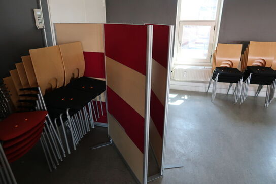 4 stk. afskærmningsvægge