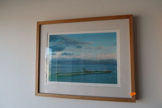 3 stk. indrammet billeder samt 2 stk. plakater