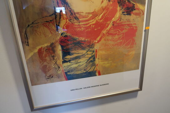 Indrammet plakat