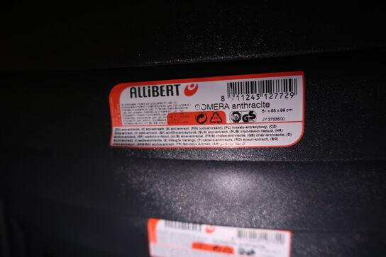 9 stk. havestole ALLIBERT Gomera Anthracite