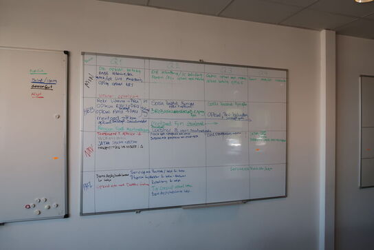 3 stk. whiteboards