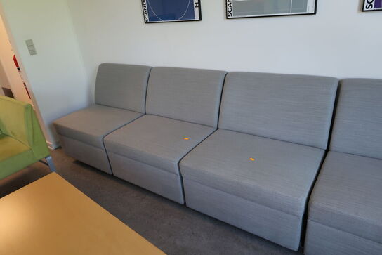 Sofa af 7 stk. moduler