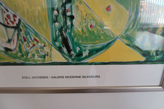 2 stk. plakater samt whiteboard
