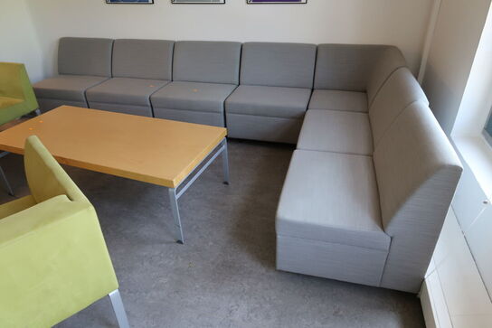 Sofa af 7 stk. moduler
