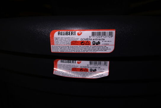 8 stk. havestole ALLIBERT Gomera Anthracite