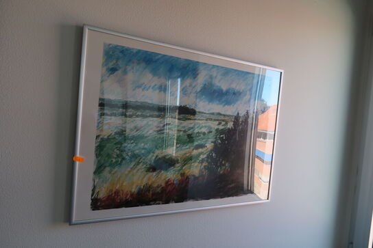 2 stk. plakater samt whiteboard