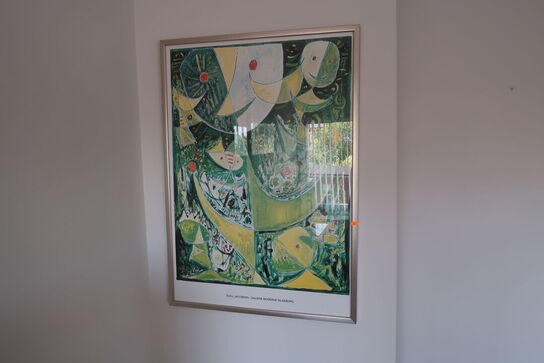 2 stk. plakater samt whiteboard