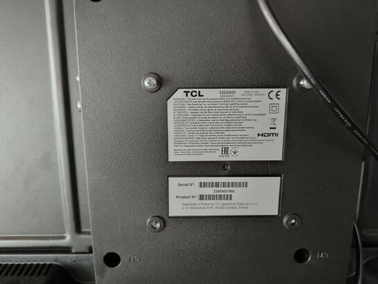 TV - TCL u. fjernbetjening