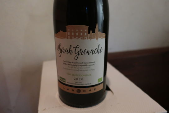 4 flasker rødvin SYRAH GRENACHE 2020