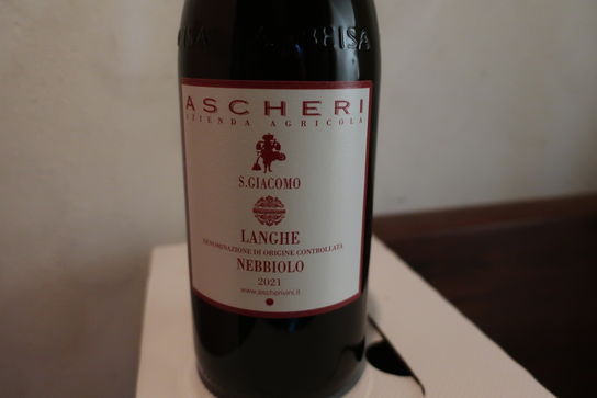 5 flasker rødvin GIACOMO LANGHE NEBBIOLO 2021