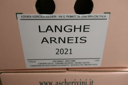 6 flasker hvidvin LANGE ARNEIS 2021