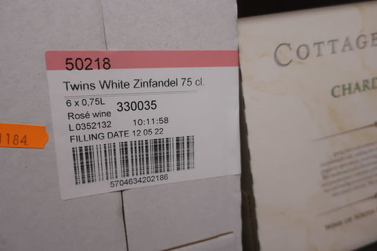 3 flasker rosevin TWINS WHITE ZINFANDEL