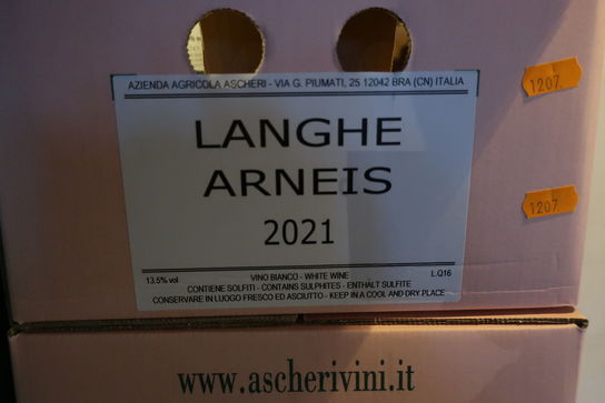 10 flasker hvidvin LANGHE ARNEIS 2021