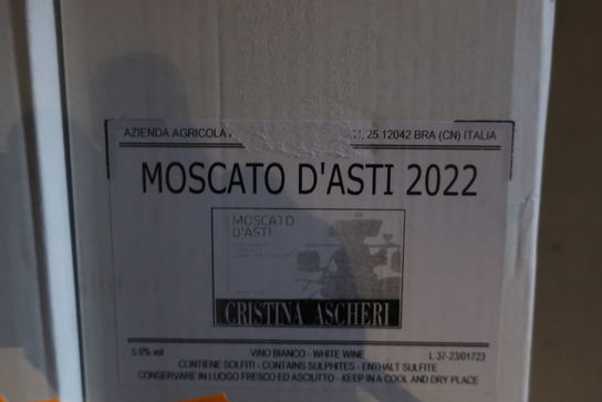 6 flasker mousserendevin MOSCATO D'ASTI 2022