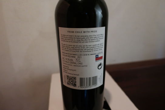 6 flasker rødvin MONTES RESERVA CABERNET SAUVIGNON 2021