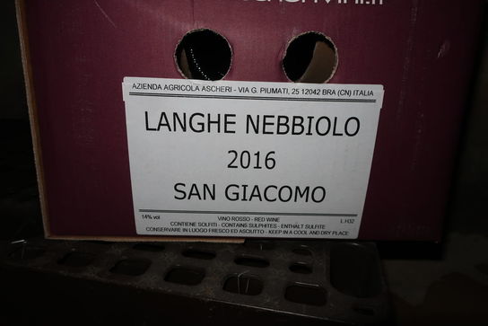 6 flasker rødvin LANGHE NEBBIOLO 2016 SAN GIACOMO