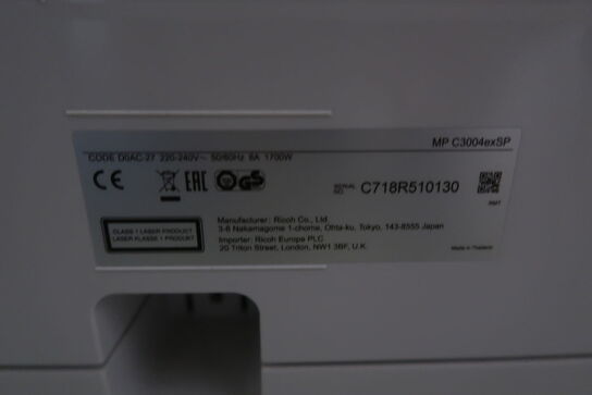 Printer, Ricoh MP C3004ex