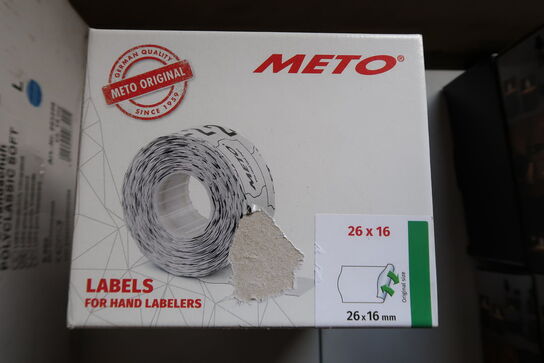 3 pk. Meto labels til prispistoler