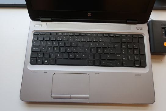 Bærbarcomputer HP Probook 650 G2 med dockingstation