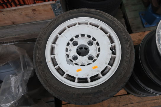 4 stk. alufælge med dæk DUNLOP SP Super D4 185/50VR14 til SUZUKI SWIFT