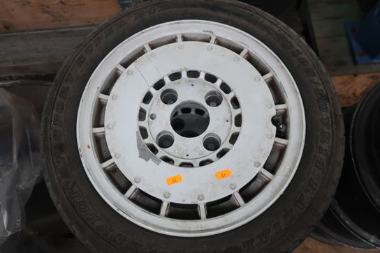 4 stk. alufælge med dæk DUNLOP SP Super D4 185/50VR14 til SUZUKI SWIFT