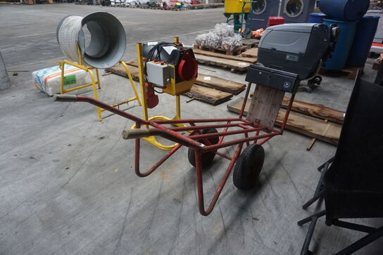 Transportvogn til juletræer 