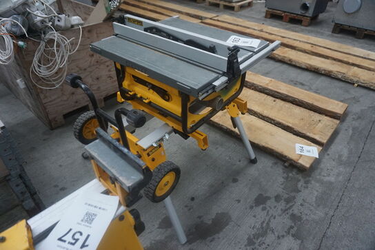 Transportabel bordrundsav inkl. Stativ, DeWalt DW745-QS