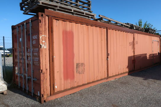 40' container med låger i siden